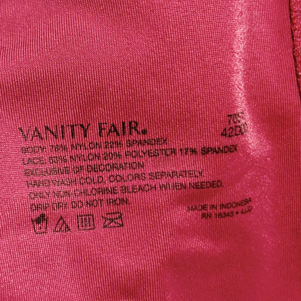 Vanity Fair Radiant Collection Women's 2-Ply Back & Side Smoothing Underwire Bra - Picture 8 of 8